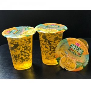 爱心牛2元杯果粒橙