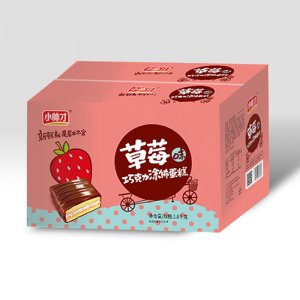 小帅才巧克力草莓涂饰蛋糕1.8kg