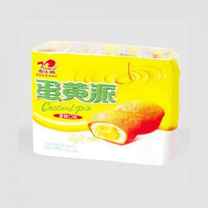 雅佳福蛋黄派蛋黄味300g