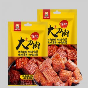 鸿洲东北大刀肉调味面制食品98g