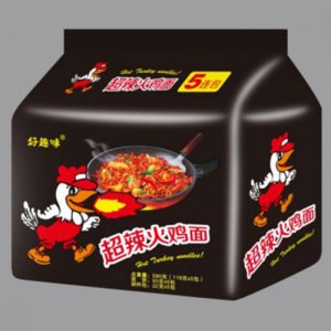 好趣味超辣火鸡面甜辣型袋装