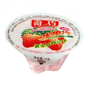奇巧水果冻草莓15克
