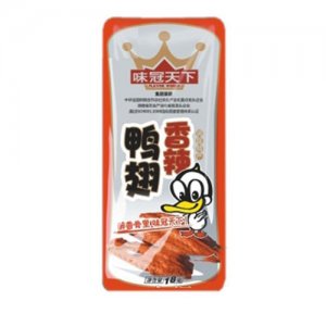 味冠天下休闲鸭翅1元装（16g香辣味）