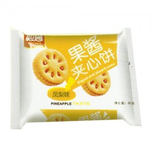 毅通果酱夹心饼凤梨味