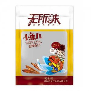 无所味香辣鱼仔45g