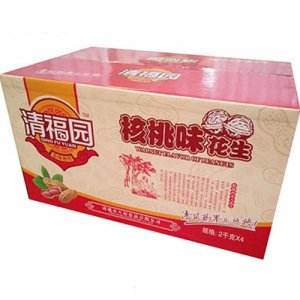 清福园核桃味花生2千克x4