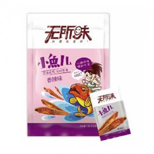 无所味香辣鱼仔68g