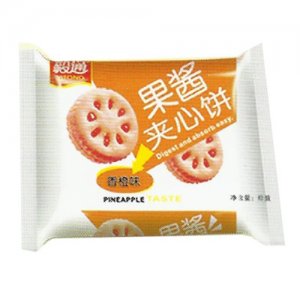 毅通果酱夹心饼香橙味