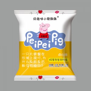 好趣味小猪佩佩咸蛋黄蟹黄味点心面