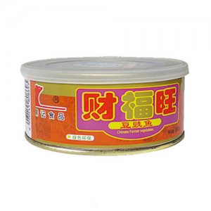 熊记财福旺豆豉鱼180克
