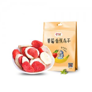 e然草莓香蕉冻干袋装