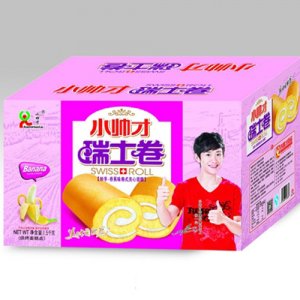 小帅才瑞士卷1500克香蕉味