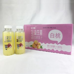 启硕益生菌发酵白桃汁410mlX15