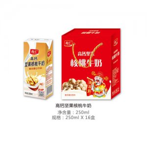 领舞高钙坚果核桃牛奶16盒礼盒