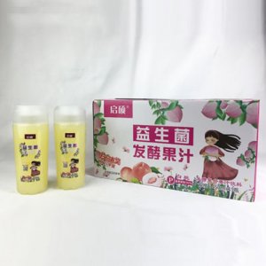 启硕益生菌发酵白桃汁450mlX15