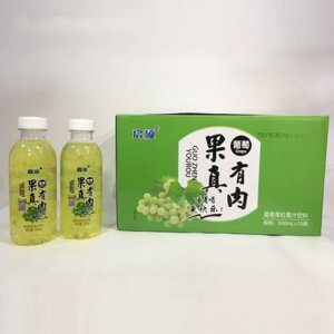 启硕葡萄果粒果汁饮料500mlX15