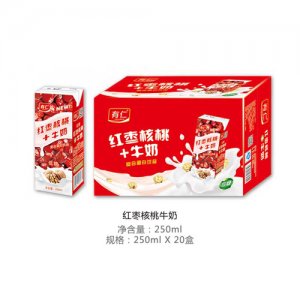 领舞红枣核桃牛奶