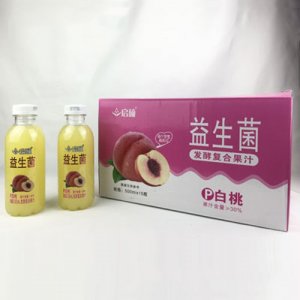 启硕益生菌发酵白桃汁500mlX15