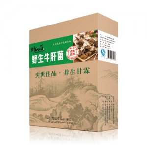 奕霖牛皮纸盒装-野生牛肝菌-120克