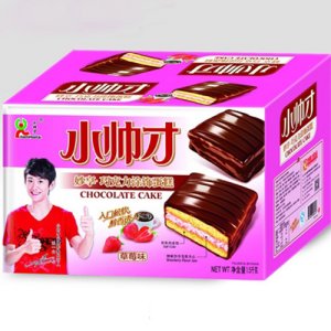 小帅才草莓涂层蛋糕1500克