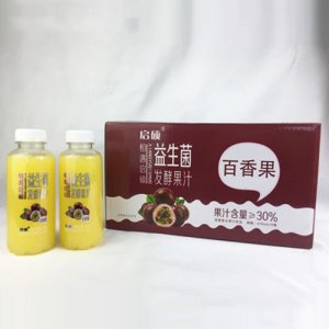 启硕益生菌发酵百香果汁410mlX15