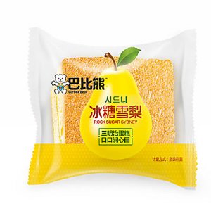 巴比熊冰糖雪梨三明治蛋糕