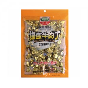 绿盛牛肉丁牛肉丁芝麻味40g