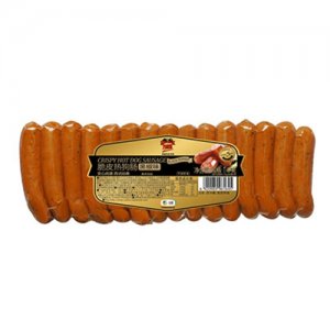 万威客脆皮热狗肠黑椒味1kg