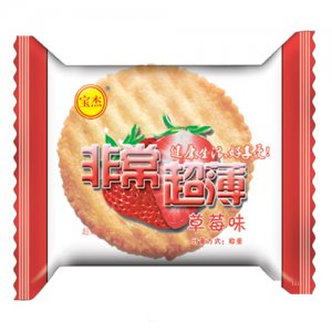 宝杰非常超薄草莓味散装称重