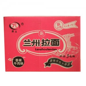 唐人兰州拉面香辣牛肉味