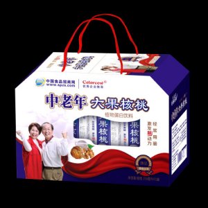 大花牛中老年大果核桃梯形礼盒