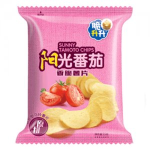 脆升升薯片阳光番茄味55g