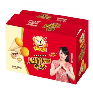 巴比熊冰淇淋蛋奶味600g小礼盒