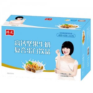 休元高钙坚果牛奶箱