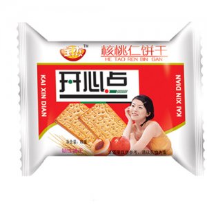 宝杰开心点核桃仁饼韧性饼干散装称重
