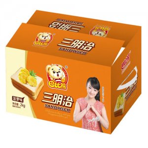 巴比熊三明治菠萝味-2kg礼盒
