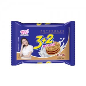 迪亿佳3+2麦片夹心饼花生酱
