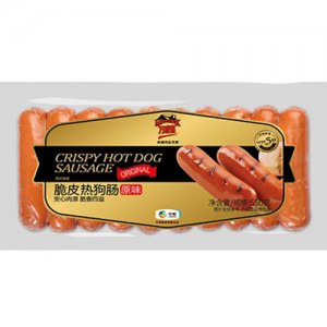 万威客脆皮热狗肠原味550g