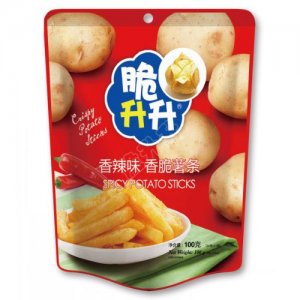 脆升升薯条香辣味100g