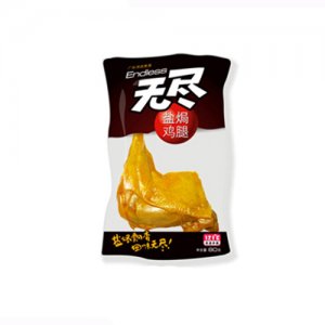 无尽盐焗鸡腿80克透明包装原味