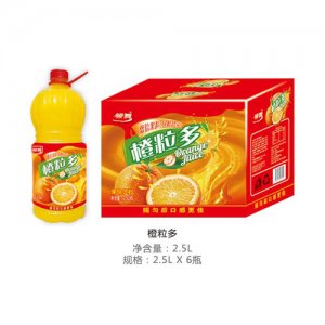 领舞橙粒多6瓶