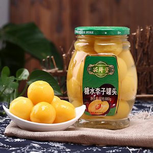 兴隆堡李子罐头-880g