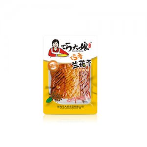 巧大娘休闲巧香兰花干牛肉味100克