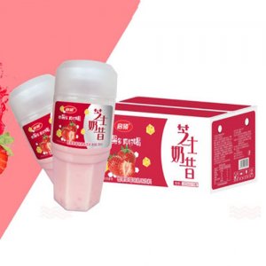 启硕椰果草莓味乳味饮料380mlX15