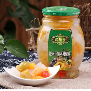 兴隆堡什锦罐头-880g