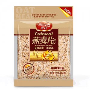 贝氏经典原味无蔗糖燕麦片
