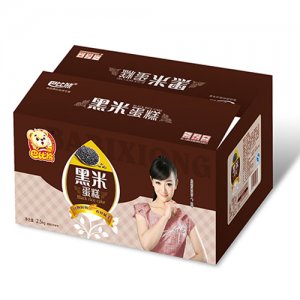 巴比熊黑米蛋糕系列彩箱