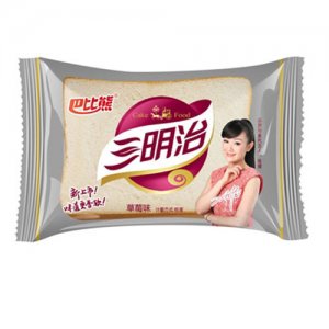 巴比熊三明治-草莓味