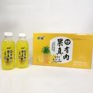 启硕菠萝果粒果汁饮料500mlX15