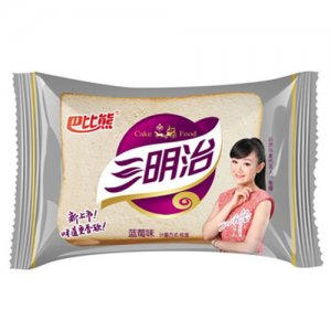 巴比熊三明治-蓝莓味